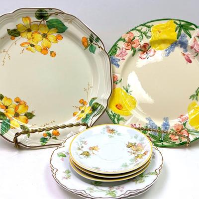 “Mikasa” Heritage Floral Plate and More