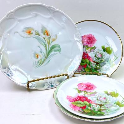 “Bavarian Weimar” Porcelain Calla Lily Plate and More