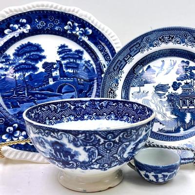 “Churchill” Blue Willow China and More 