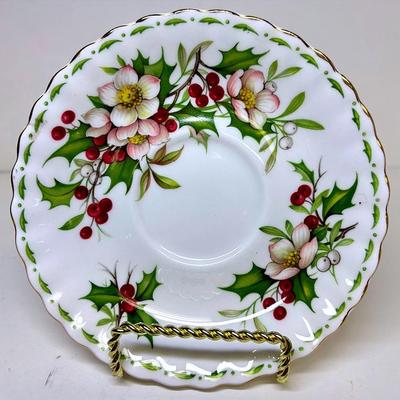 Royal Albert Flower of the Month Series Saucer 