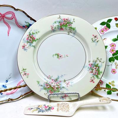 “Wedgwood” Strawberry China Plates and More