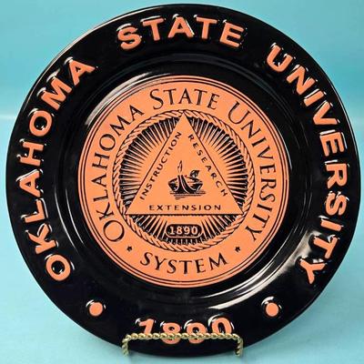 Oklahoma State Commemorative Plate