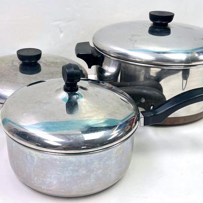 “Revere Ware” Stainless Pots and More