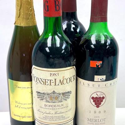 Unopened 1989 “Merlot” Red Wine and More