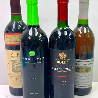 Unopened 1986 “Simi” Cabernet and More