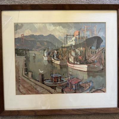 Fisherman’s Warf  by Louis Macouillard