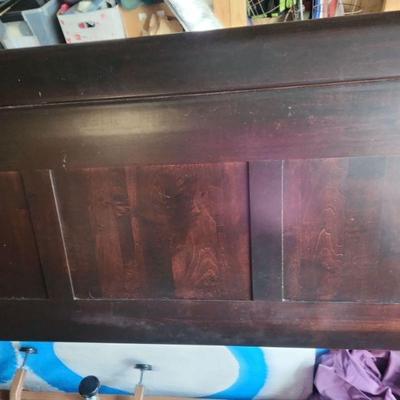 King sized sleigh bed headboard