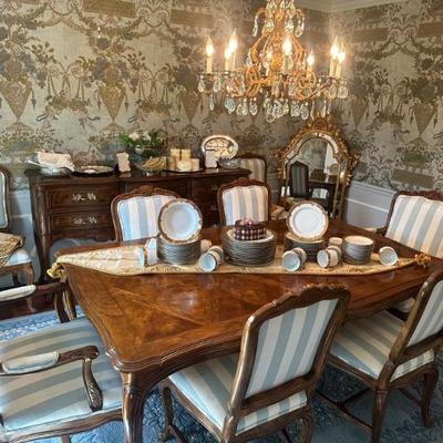 Drexel Heritage Dining Room Table & Chairs