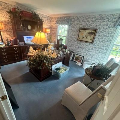 Hooker Desk in Center of Room