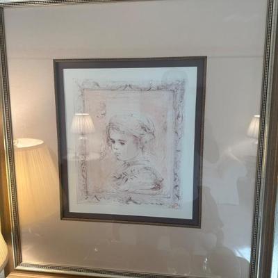 Edna Hibel Lithograph Signed Artist Color Proof