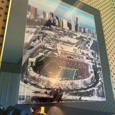 The Old Soldier Field, Enlarged Framed Photograph