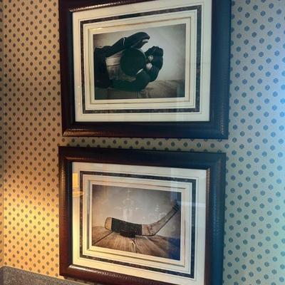 Hockey Prints Framed and Matted Beautifully
