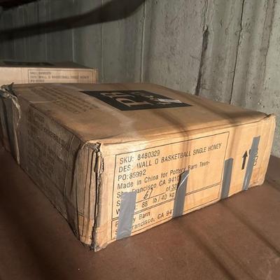 Pottery Barn Teen Wall Mount Basketball Hoops NEW IN BOX (Two of them)