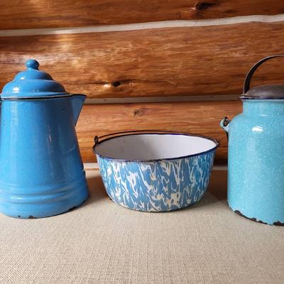 Blue Enamelware