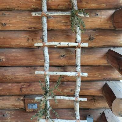 Rustic Birch Ladder
