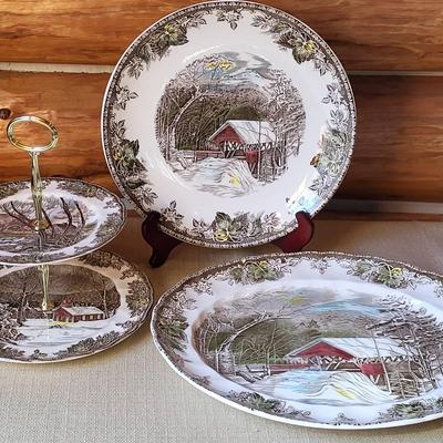 Johnson Bros. Friendly Village Platters