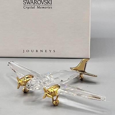 Swarovski Crystal Airplane 