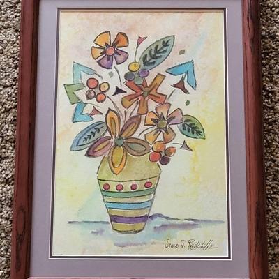 Original Radcliffe Watercolor Painting