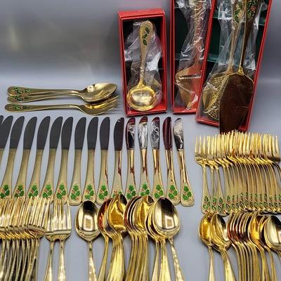 Retroneu Hollyday 24K Electroplated Flatware