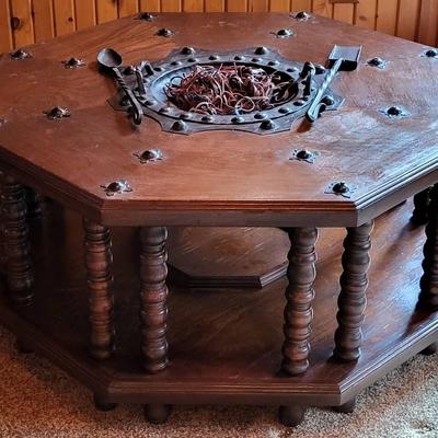 Spanish Revival Brazier Table