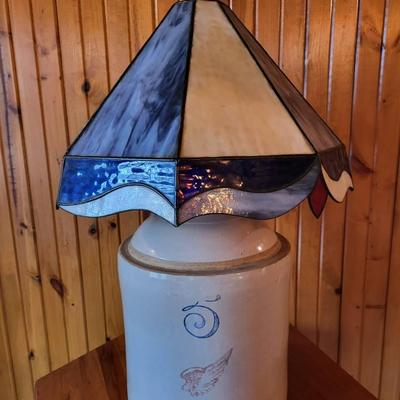 Red Wing Stoneware Jug Lamp #1