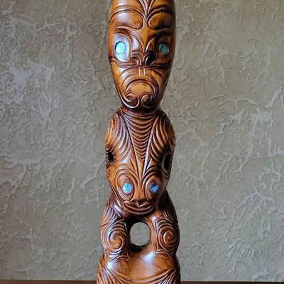 Maori Teko Teko Sculpture