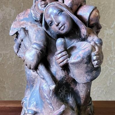 Peruvian Folk Art Terra Cotta Musicians