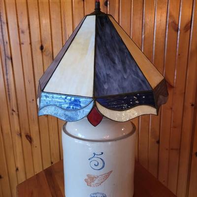 Red Wing Stoneware Jug Lamp #2