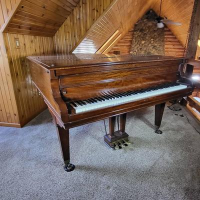 Restored Antique Starr Grand Piano