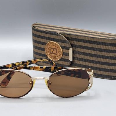 Fendi Italy Tortoise Sunglasses 