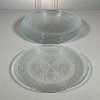 (6pc) GLASS PLATES
