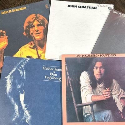 JOHN SEBASTIAN & DAN FOGELBERG VINYL RECORDS | "Including: John B. Sebastian self-titled album (SE-4652) John Sebastian Live...