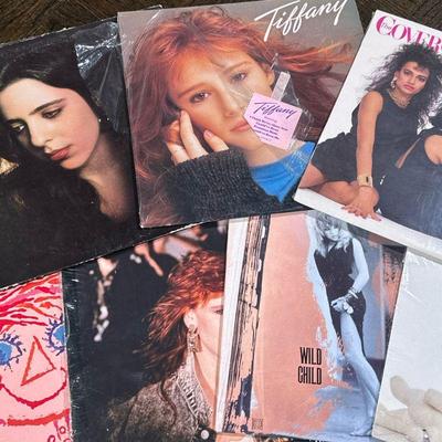 (8pc) MIXED VINYL RECORDS | "Including: The Cover Girls ""Promise Me!"" (SF 822) Tiffany (MCA-5793) 2 Laura Nyro...
