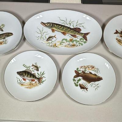 (7pc) FISH DISH SET

