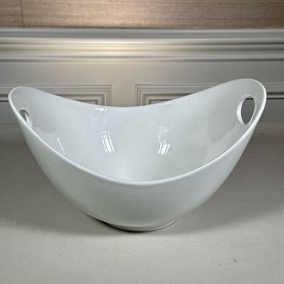 PALM SERVING BOWL | h. 7 x w. 10 x l. 13 in.
