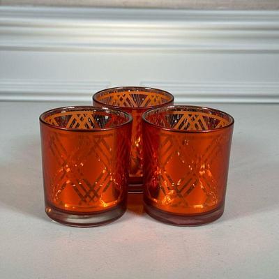(3pc) CANDLE HOLDERS | h. 3.5 in.
