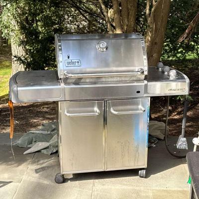 WEBER GENESIS GRILL | h. 47 x w. 60 x d. 24 in. (approx)
