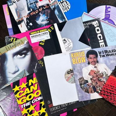 (22pc) MIXED DISCO, HIP-HOP & OTHER RECORDS | "Mixed disco, hip-hop, house, and club vinyl records - mostly singles including:...