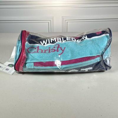 WIMBLEDON TOWEL | Towel in clear plastic bag
