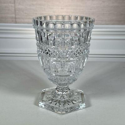 CRYSTAL VASE | h. 8 in.
