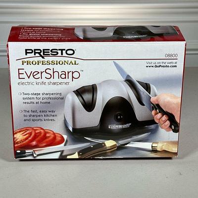 EVERSHARP ELECTRIC KNIFE SHARPENER | In original box - h. 7 x w. 5 x l. 10 in. (box)
