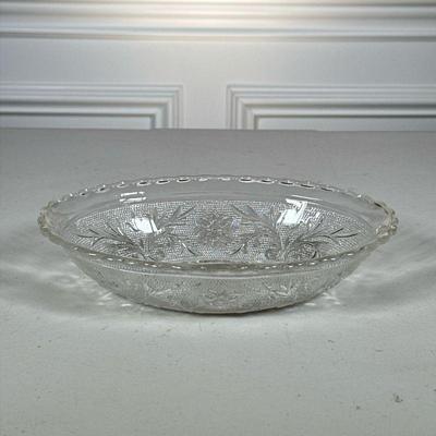 GLASS OVAL BOWL
