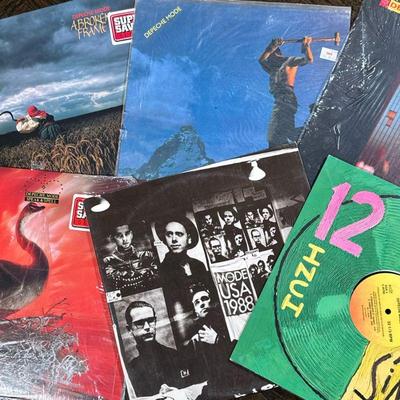 (6pc) DEPECHE MODE RECORDS | "DEPECHE Mode vinyl record albums including: A Broken Frame (1-23751) Construction Time Again (1-23900)...