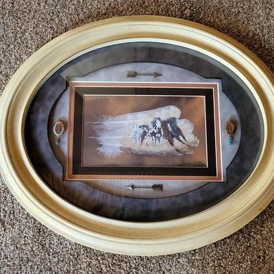 Signed Feather Art