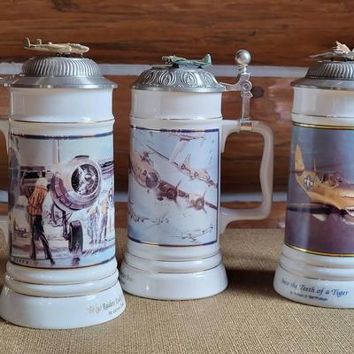 War Birds of World War II Steins 