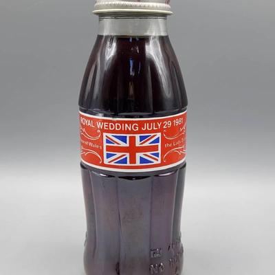 Charles and Diana Royal Wedding Coke Bottle 