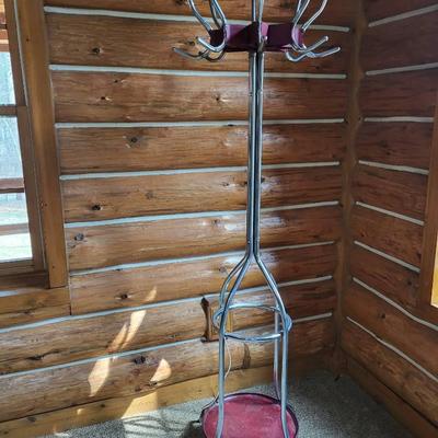1930's Paidar American Industrial Coat Rack