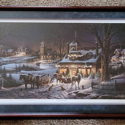 Signed Terry Redlin Print "Evening Rehearsals"