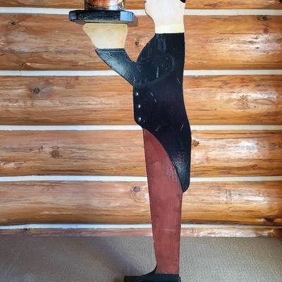 Wooden Butler and Stoker-Ola Ashtray