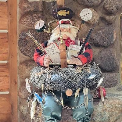Northwoods Fisherman Santa